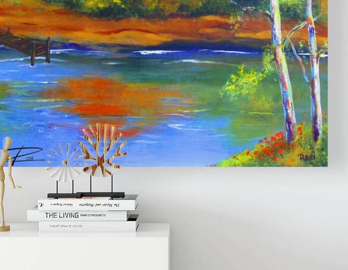 Fall Lake by Rosi Oldenburg