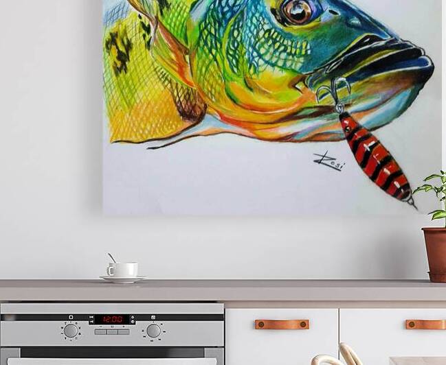 Peacock II by Rosi Oldenburg