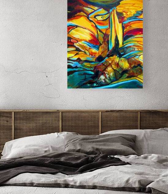 Golden Peaks by Rosi Oldenburg