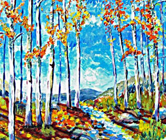 Aspens 2 by Rosi Oldenburg