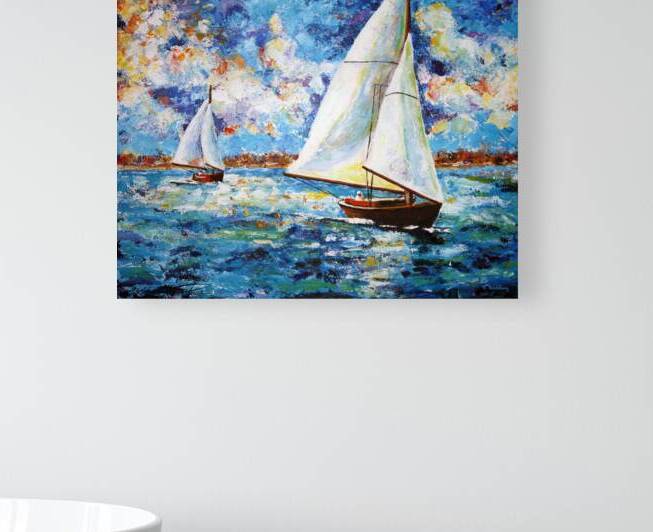 Sailboat by Rosi Oldenburg